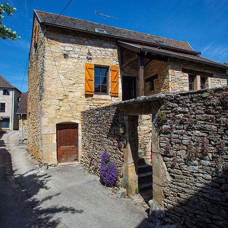 Maison en pierres au coeur du village médiéval de Villeneuve Extérieur photo